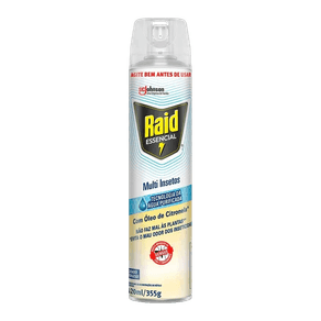 14279 INSETICIDA RAID AEROSSOL MULTI INSETOS CITRONELA 420ML PAGUE MENOS